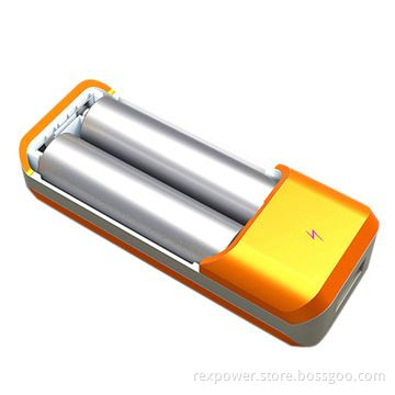 Emergency Charger for 2-piece of AA/AAA Batteries/Plastic Housing/Supply Power to All Mobile Phones